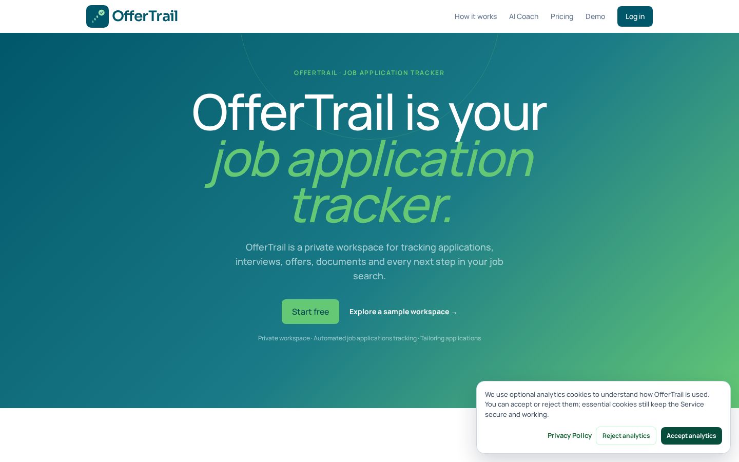 OfferTrail Homepage