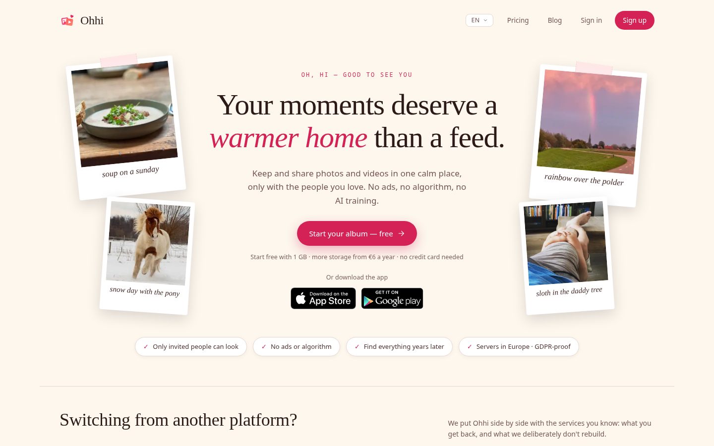 Ohhi Homepage