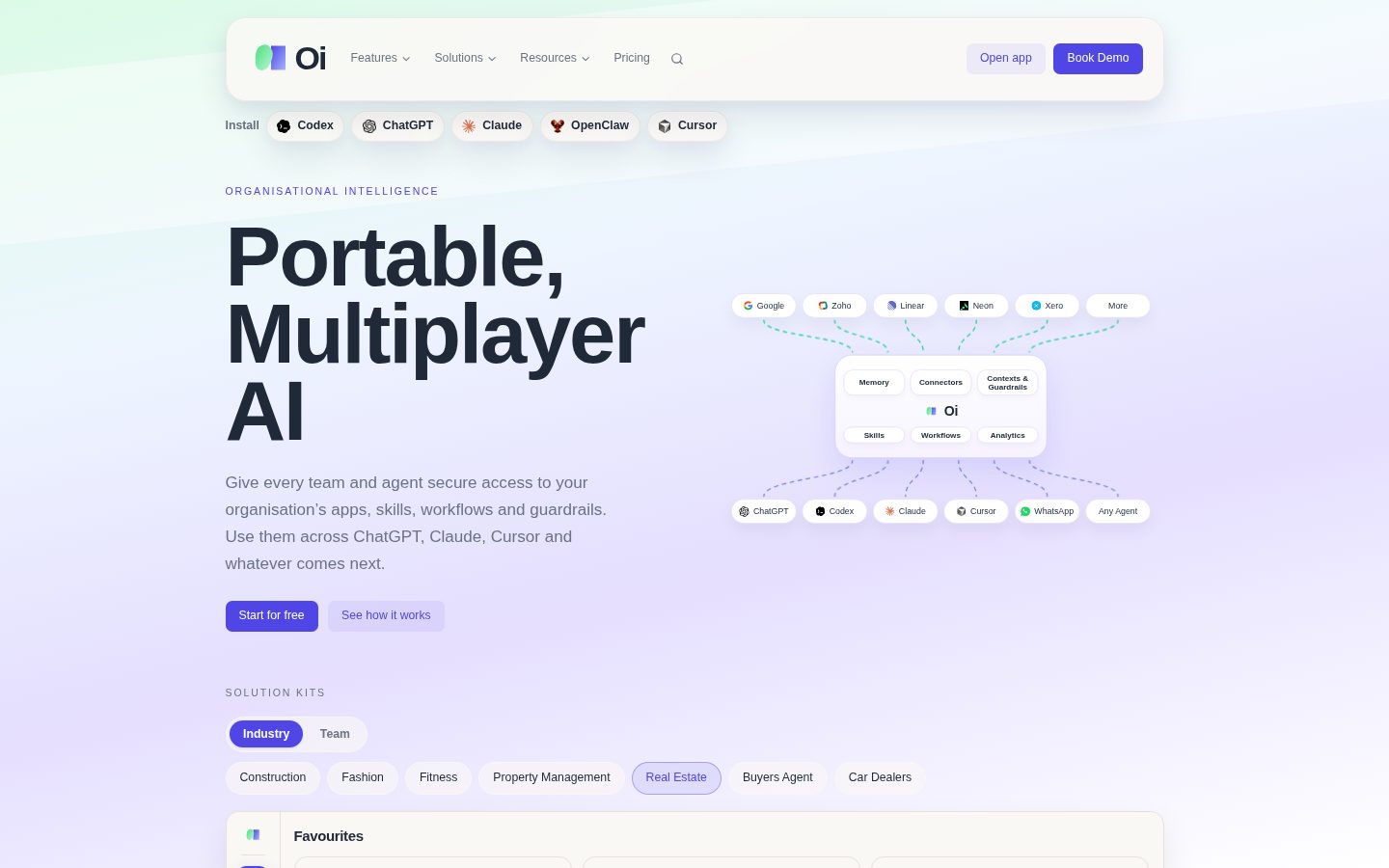 Oi Homepage