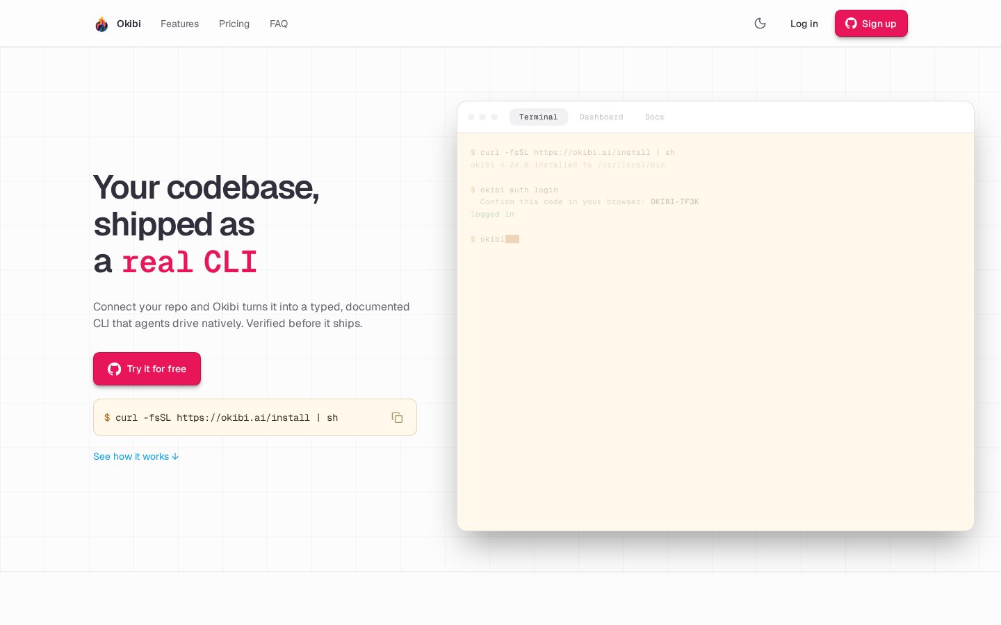 Okibi Homepage