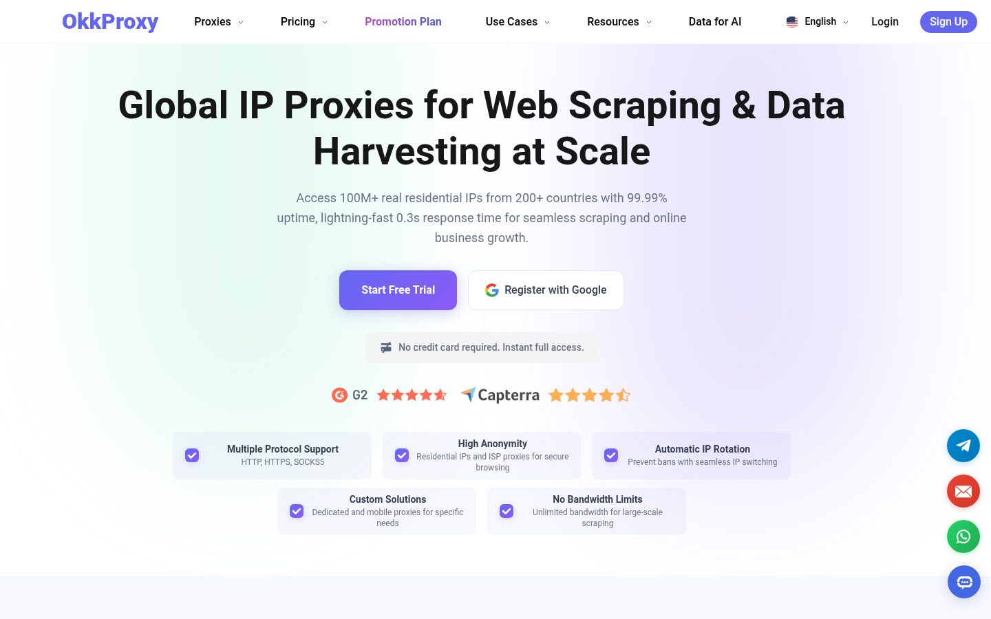 OkkProxy Homepage