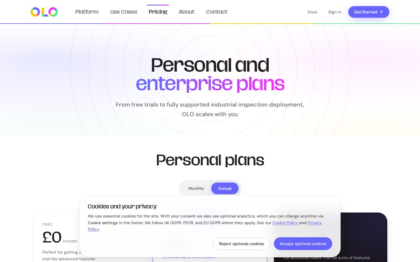 OLO Robotics Pricing