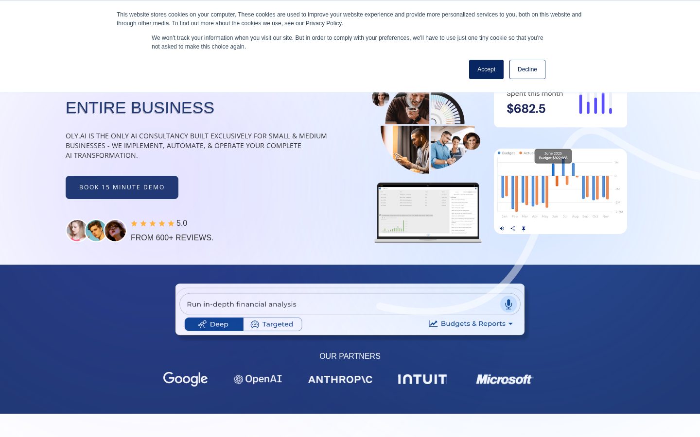 OLY.AI Homepage