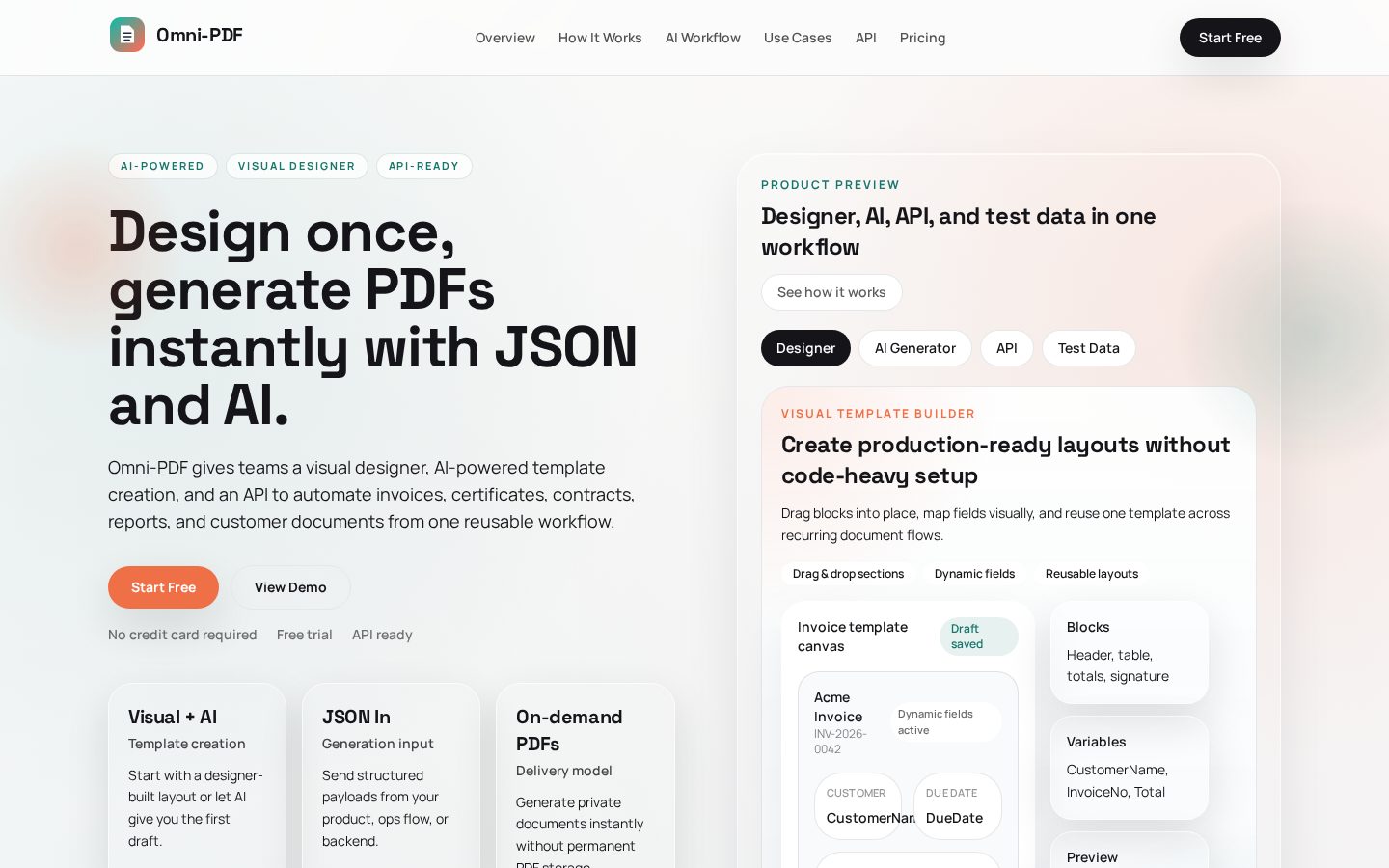 Omni-PDF Homepage