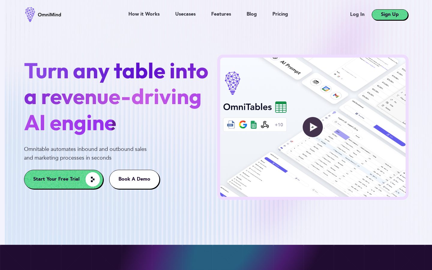 OmniMind Homepage