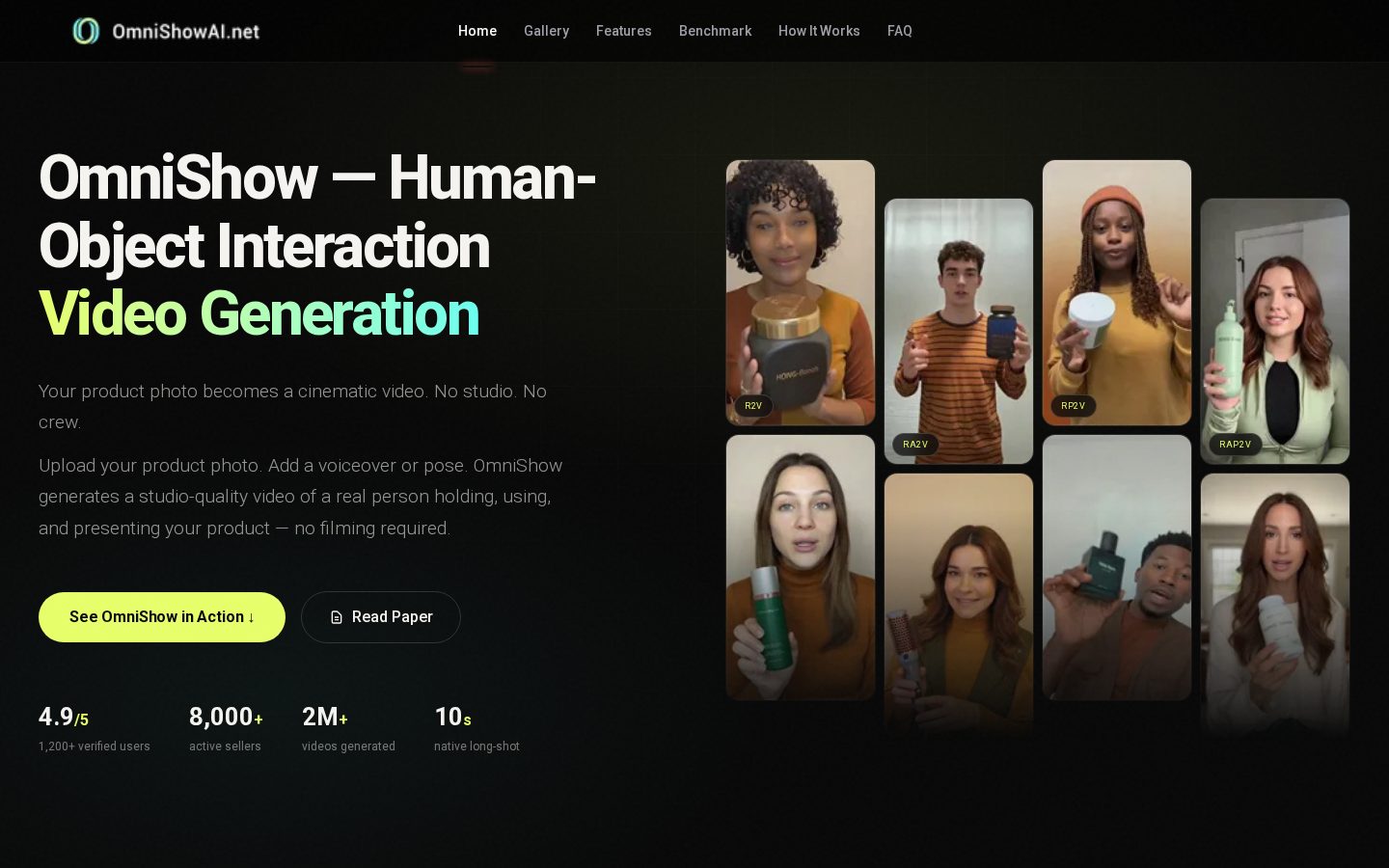 OmniShow Homepage