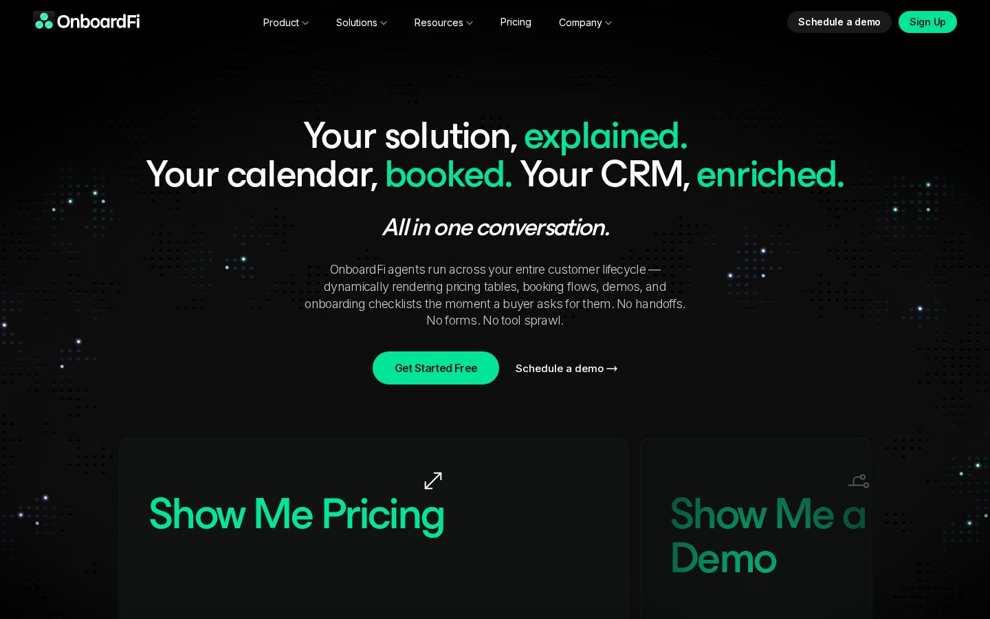 OnboardFi Homepage