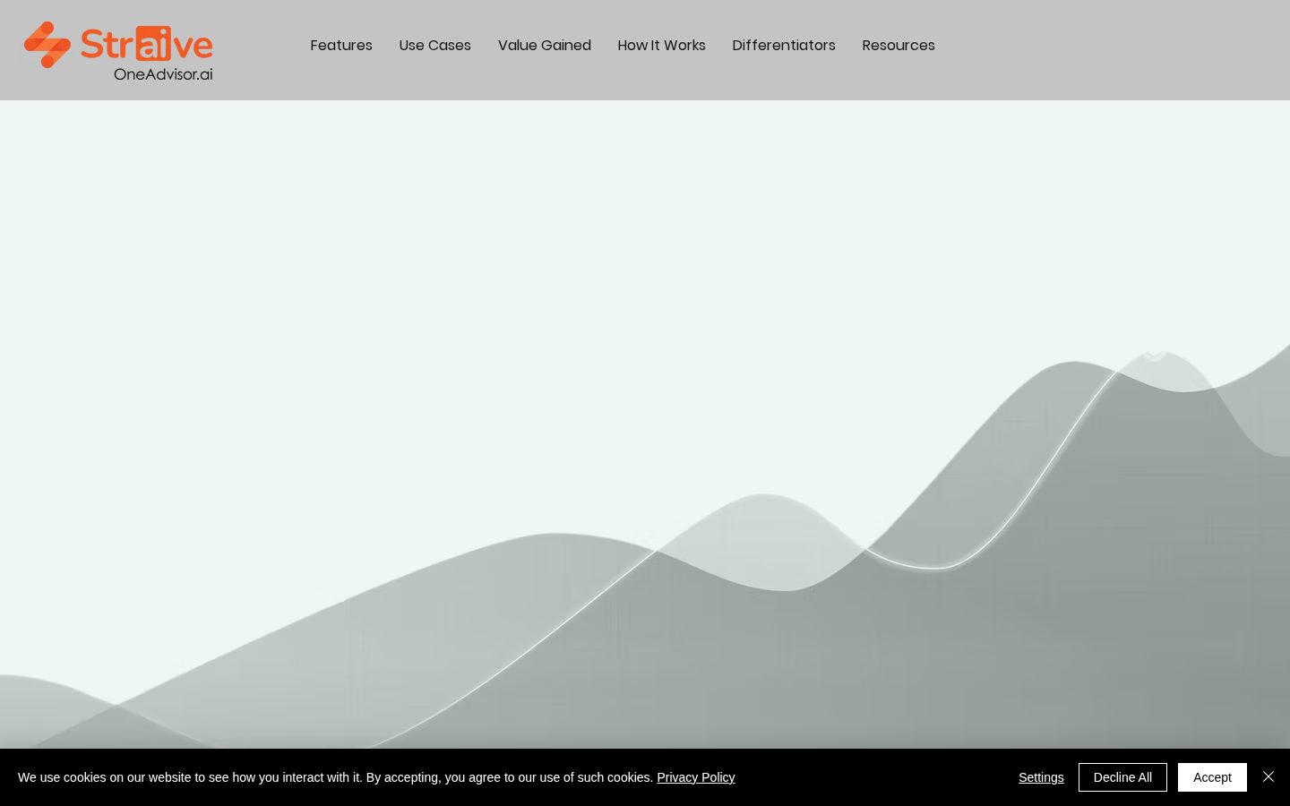 OneAdvisor Homepage