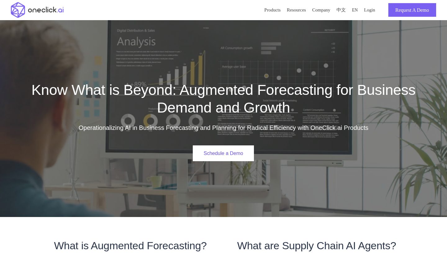 OneClick.ai Homepage