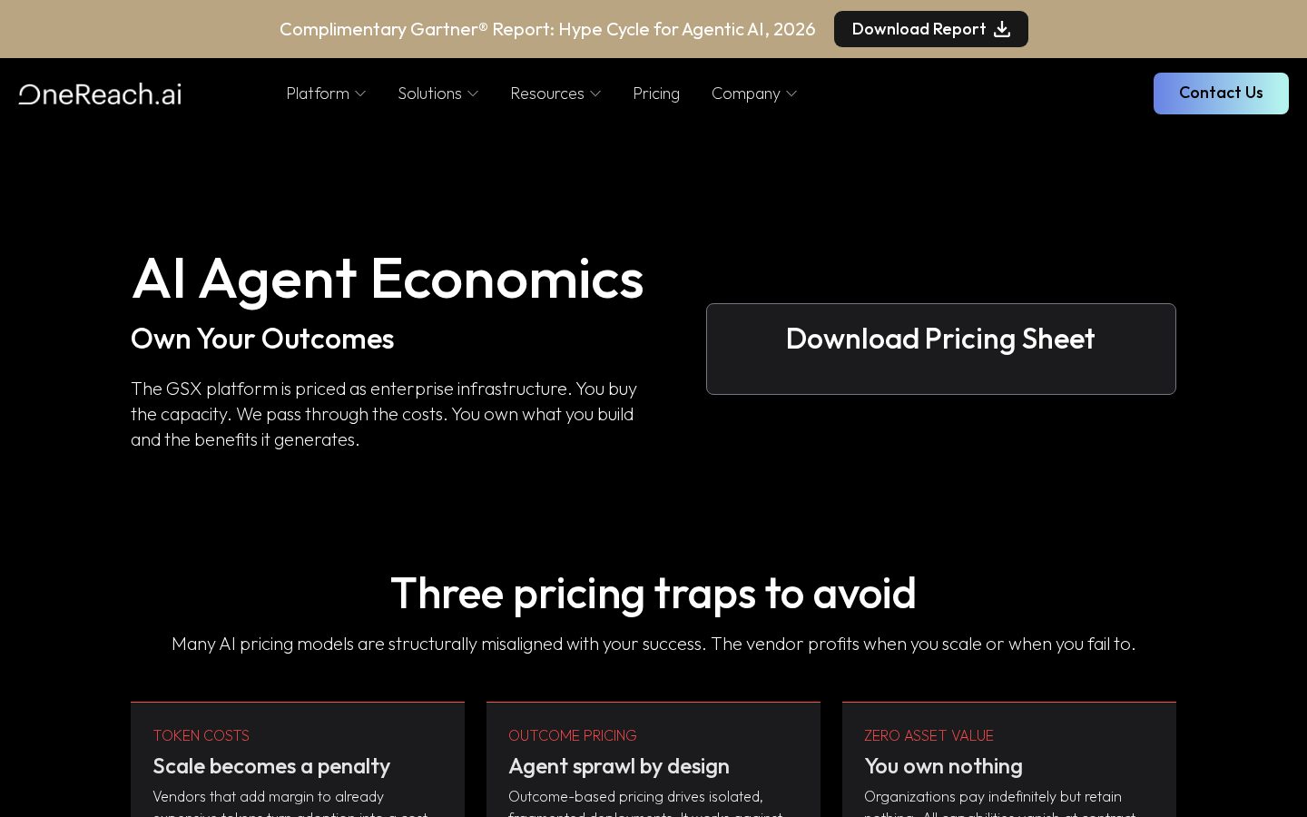 OneReach.ai Pricing