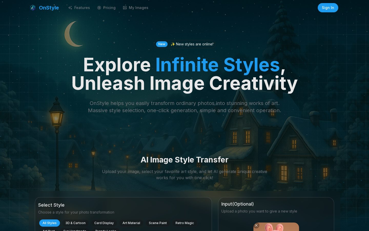 OnStyle Homepage