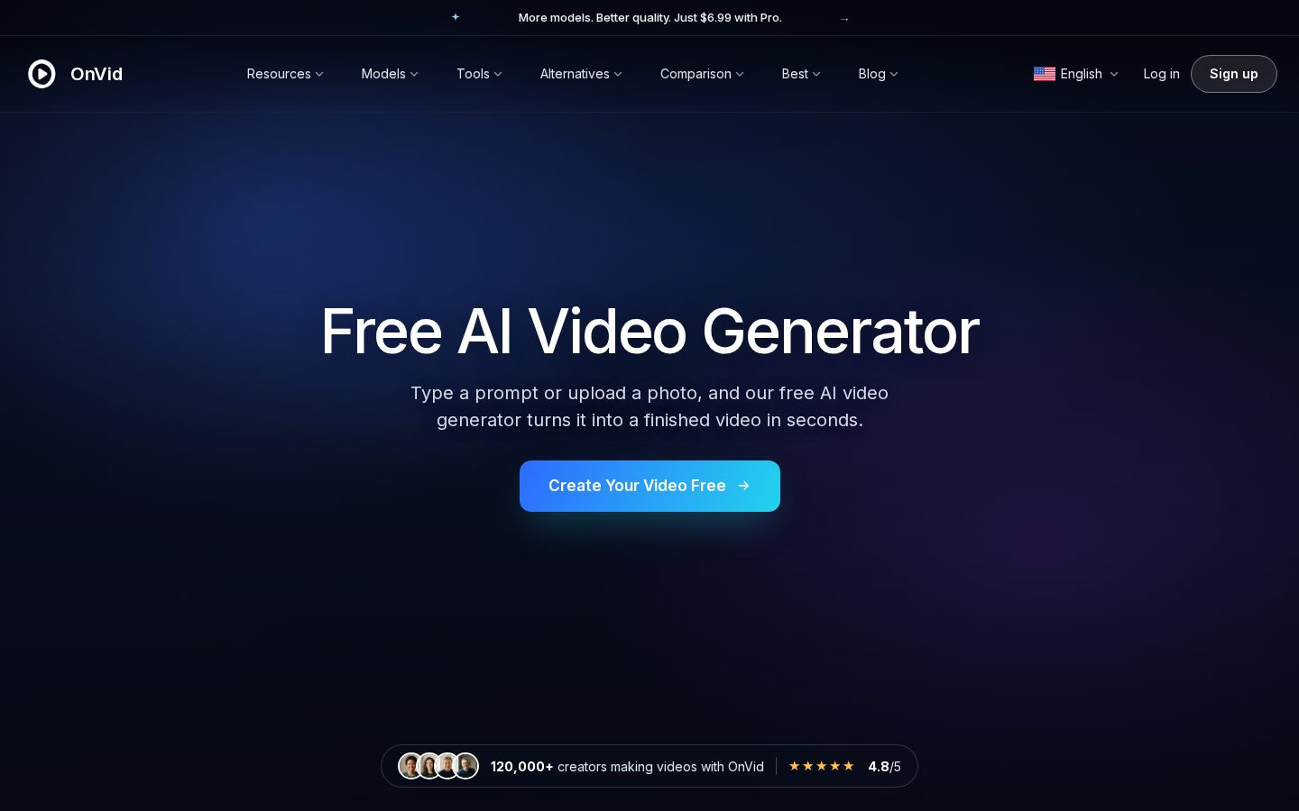 OnVid Homepage