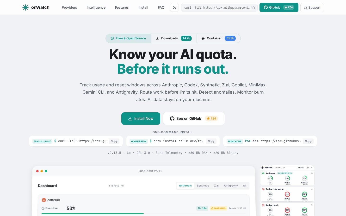 onwatch Homepage