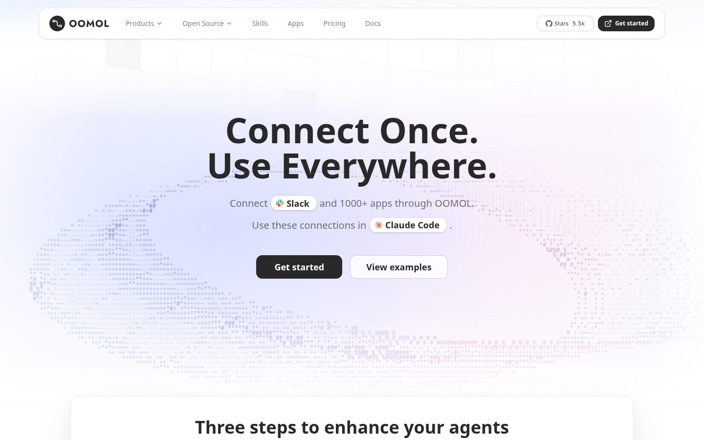 oomol studio Homepage