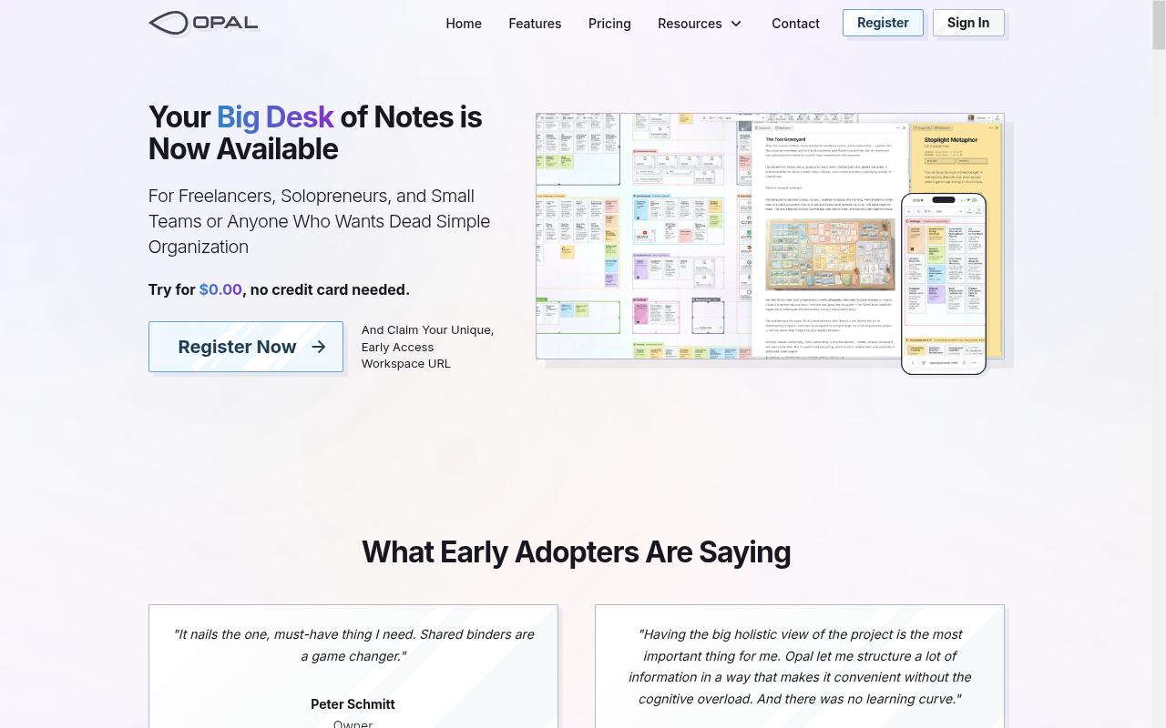 Opal Homepage