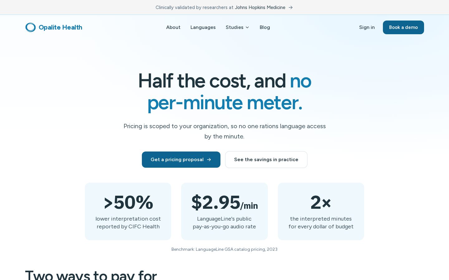 opalitehealth Pricing