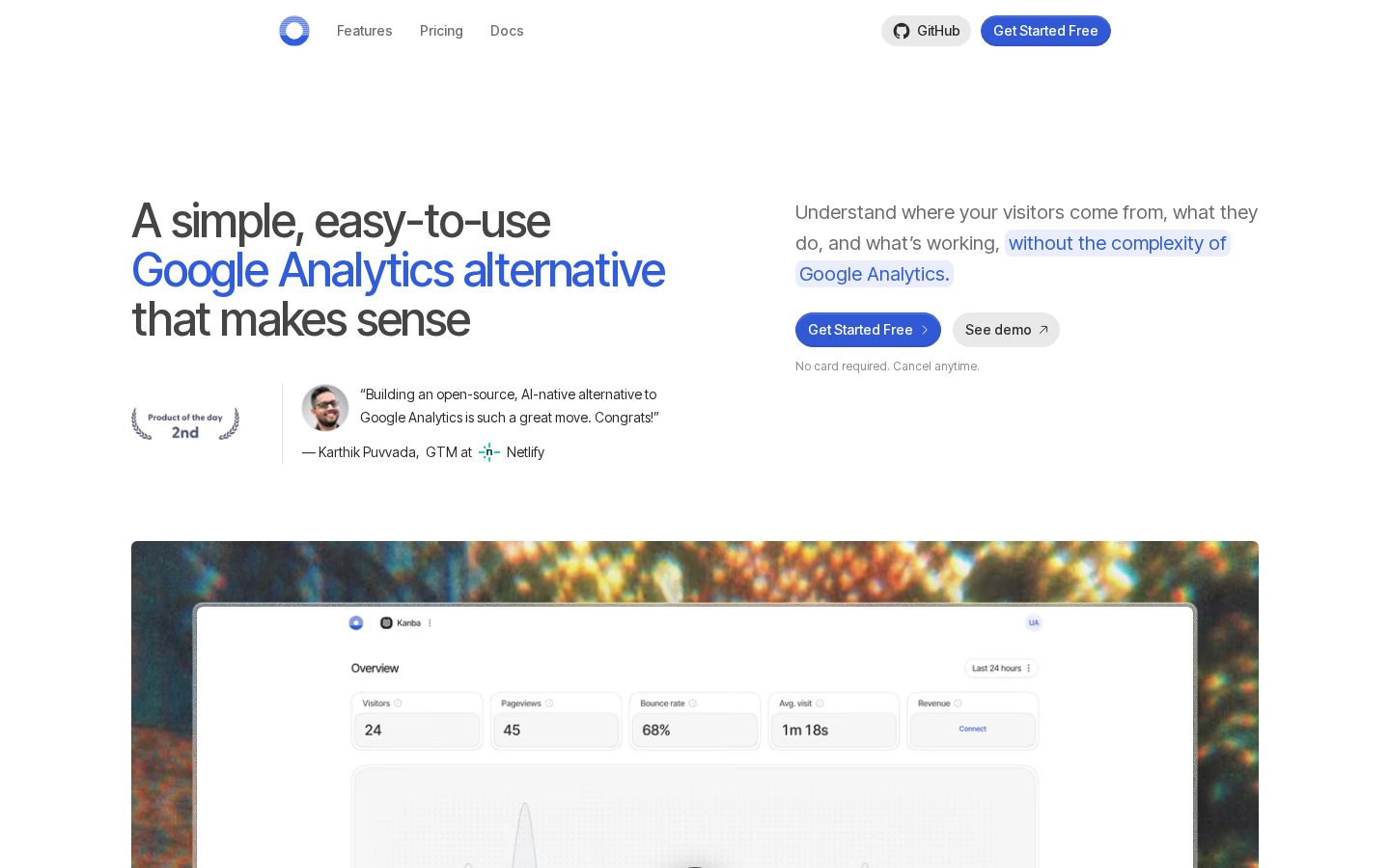 Open Analytics Homepage