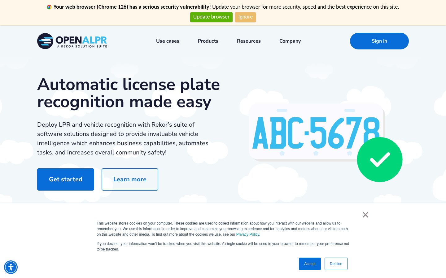 OpenALPR Homepage
