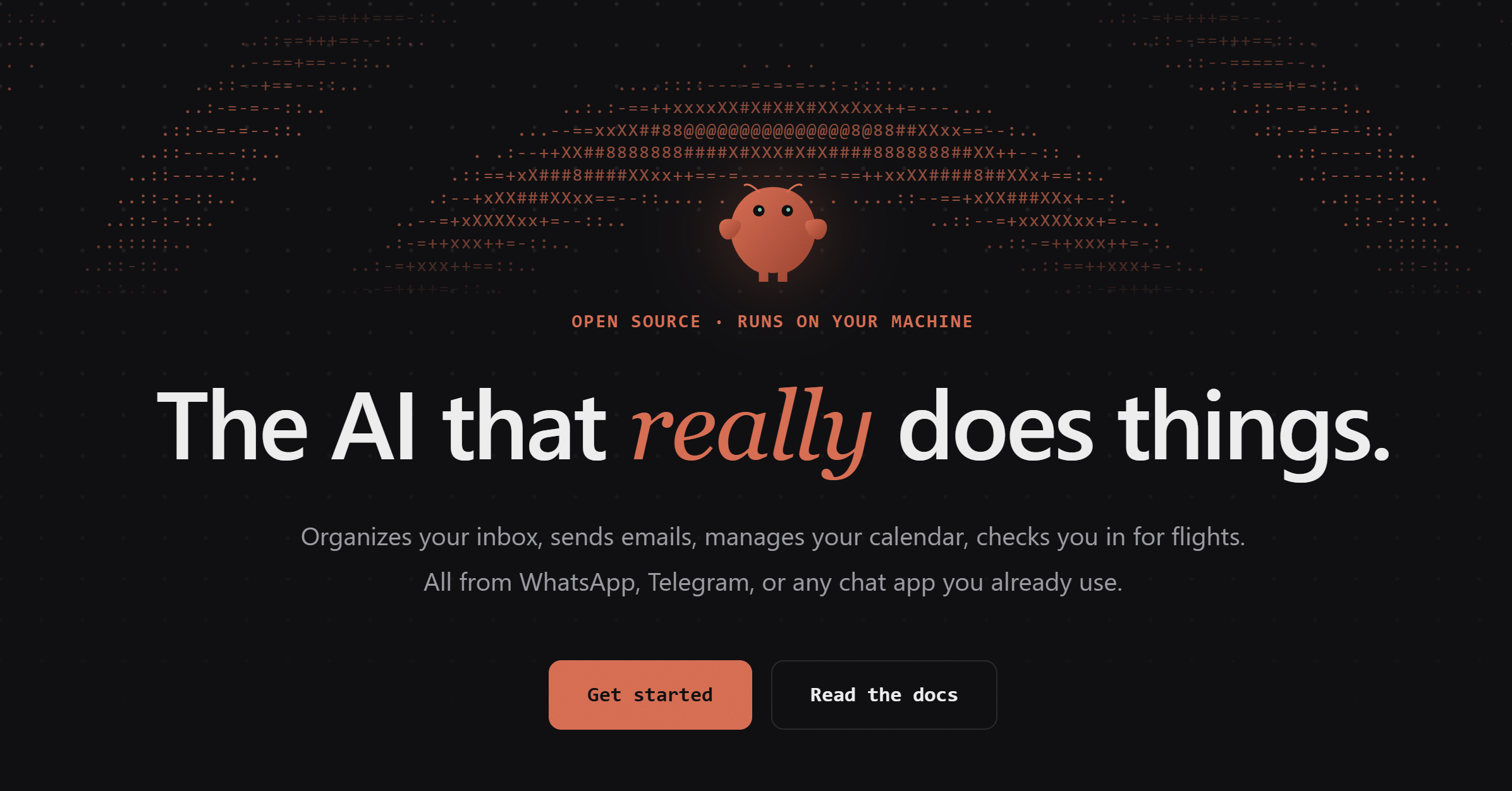 Homepage screenshot