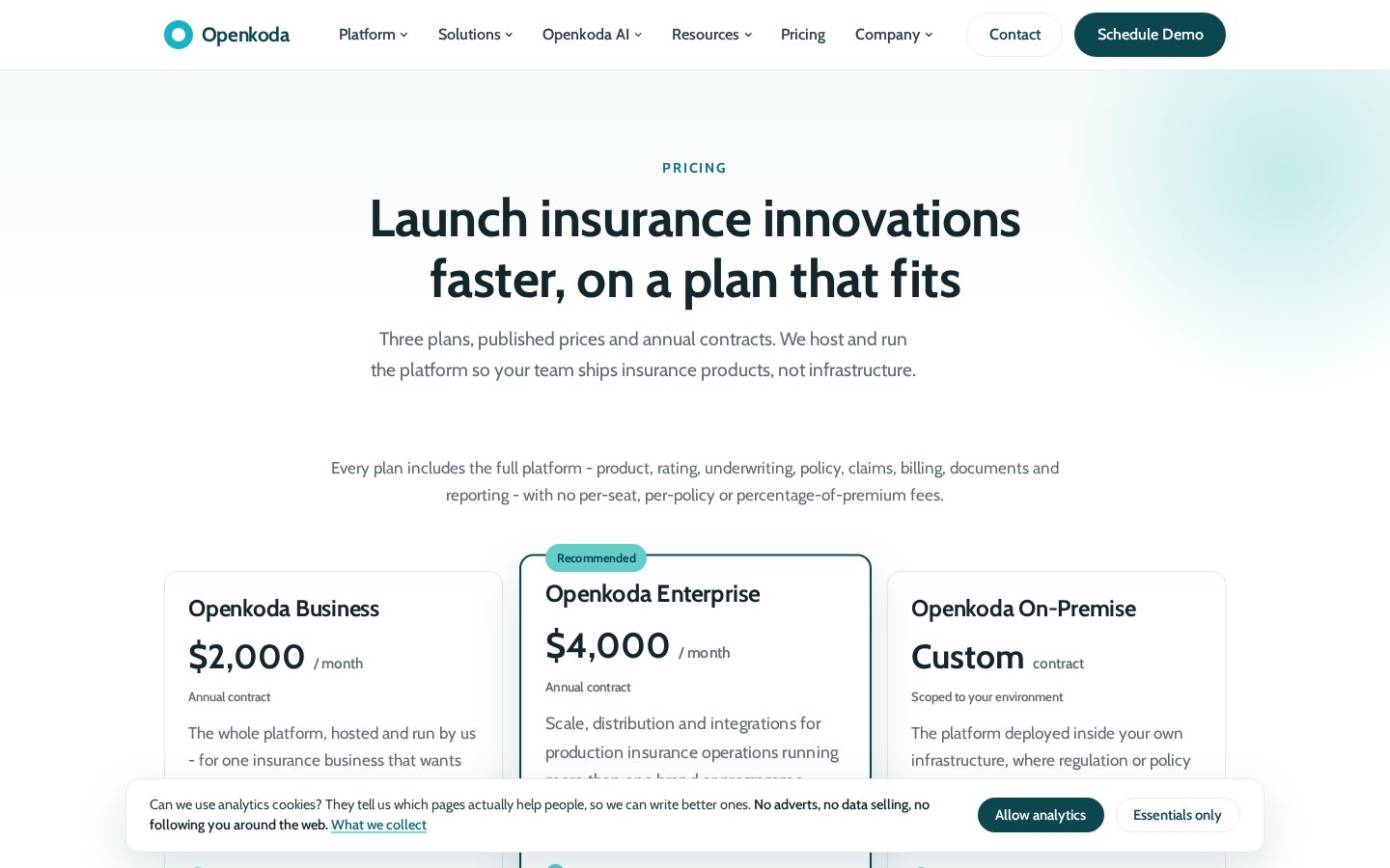 Openkoda Pricing