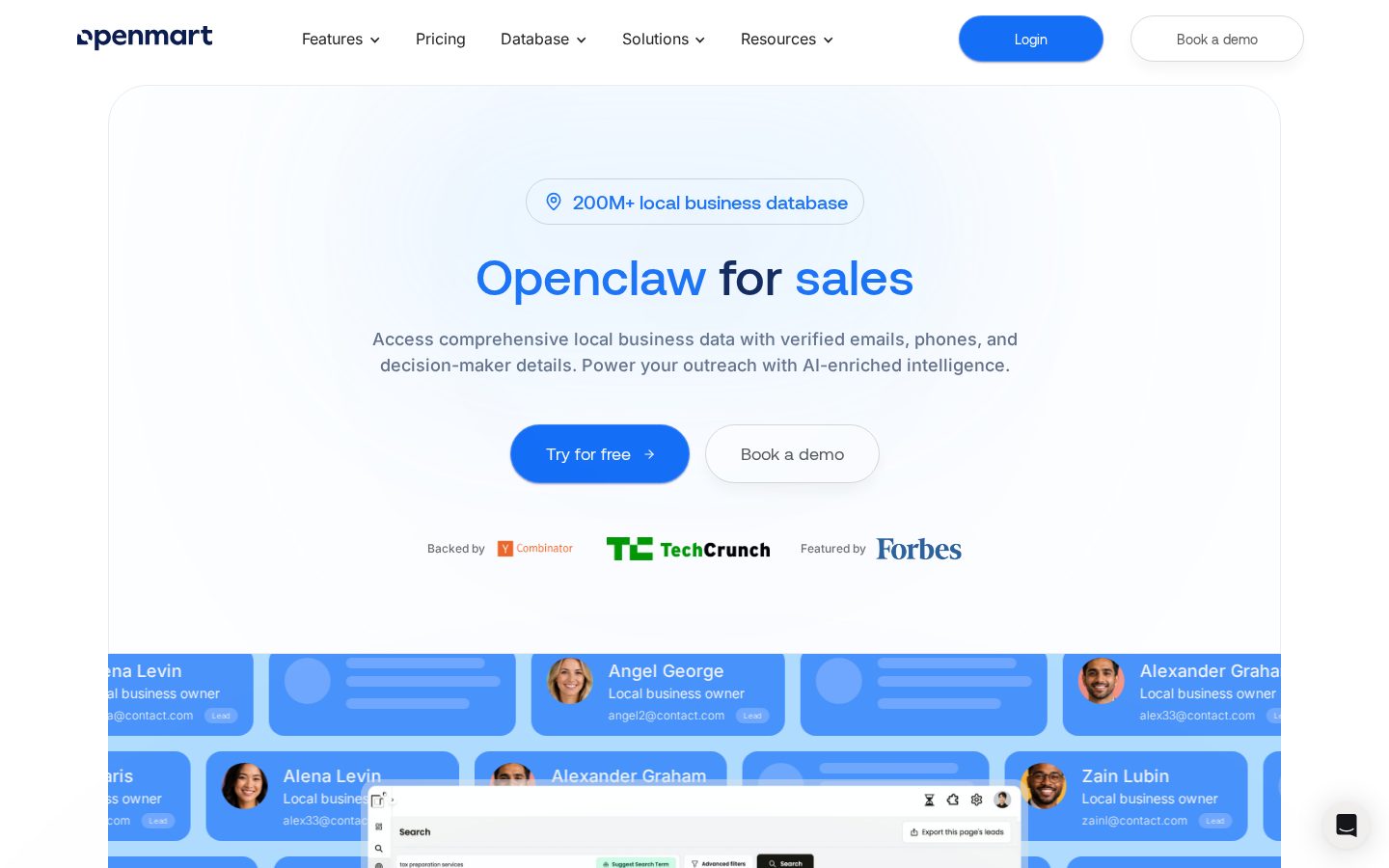 Openmart Homepage