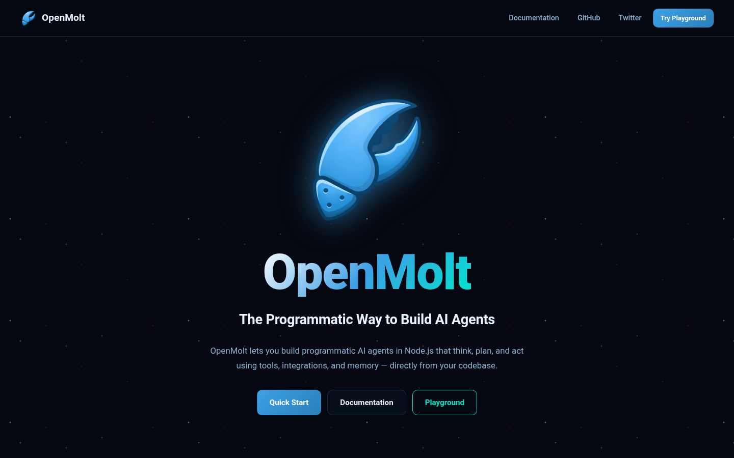 OpenMolt Homepage