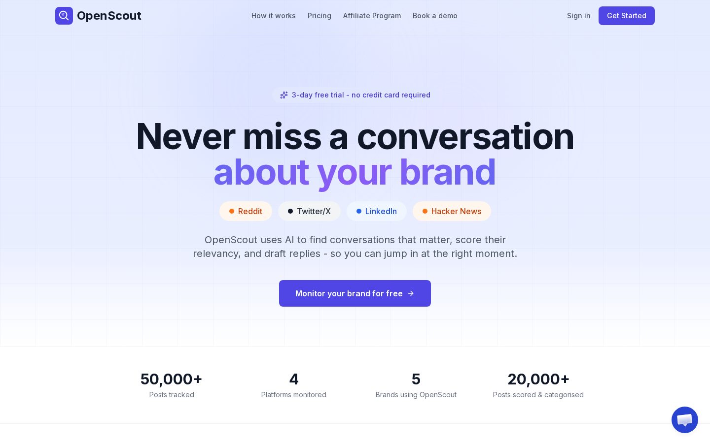 OpenScout Homepage