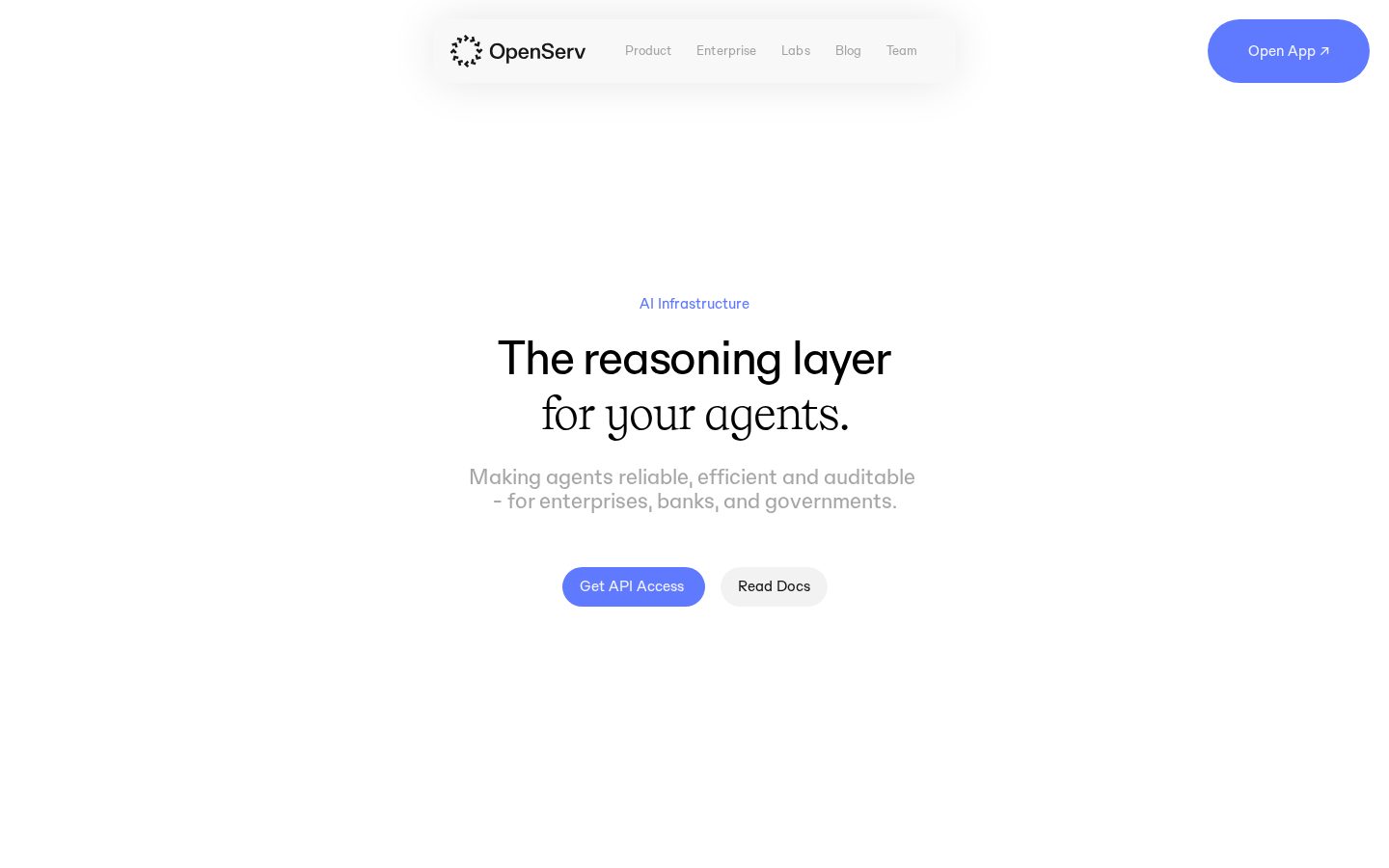 OpenServ Homepage