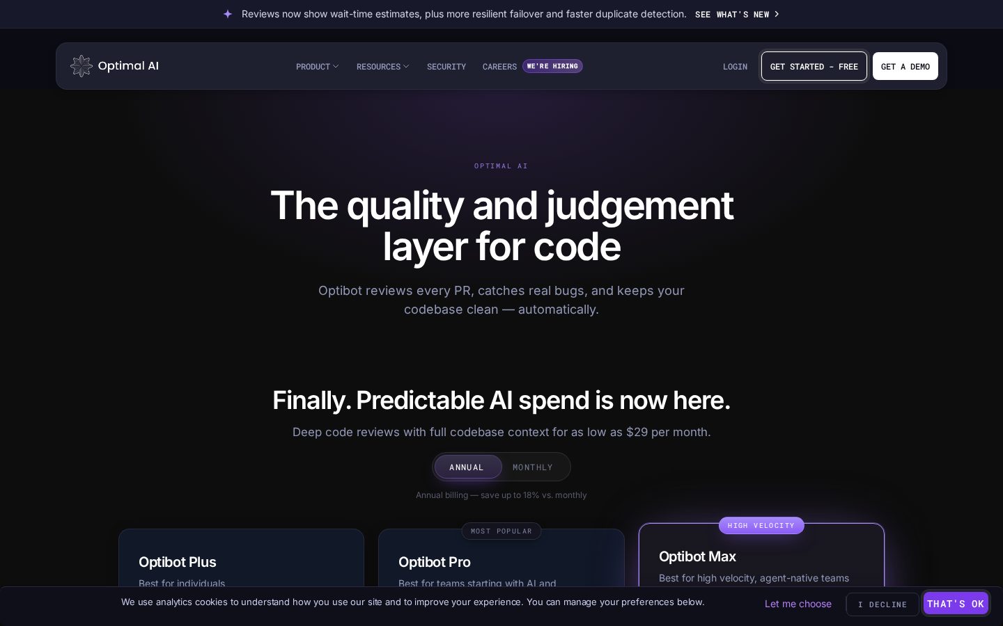 Optibot Pricing