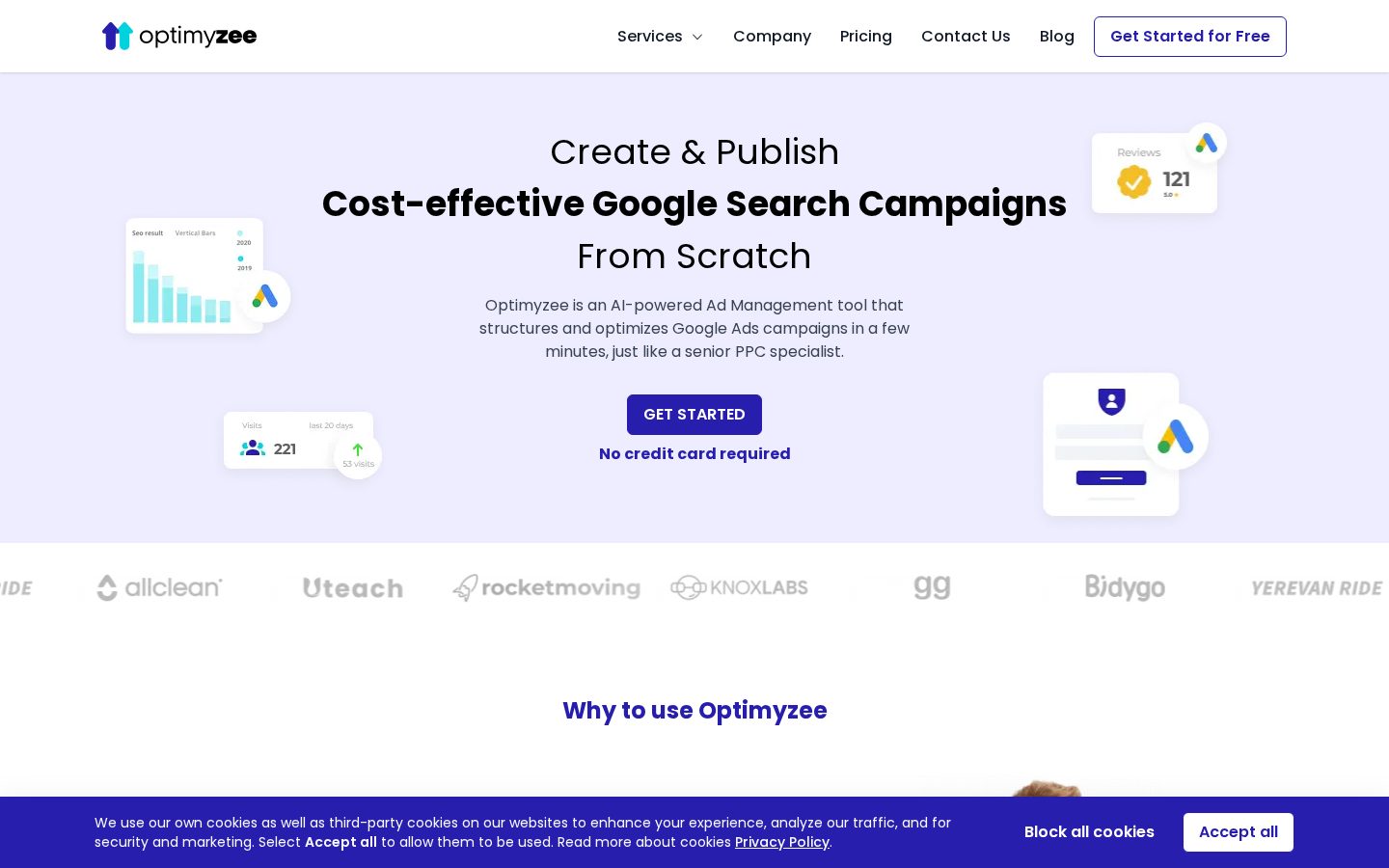 Optimyzee Homepage
