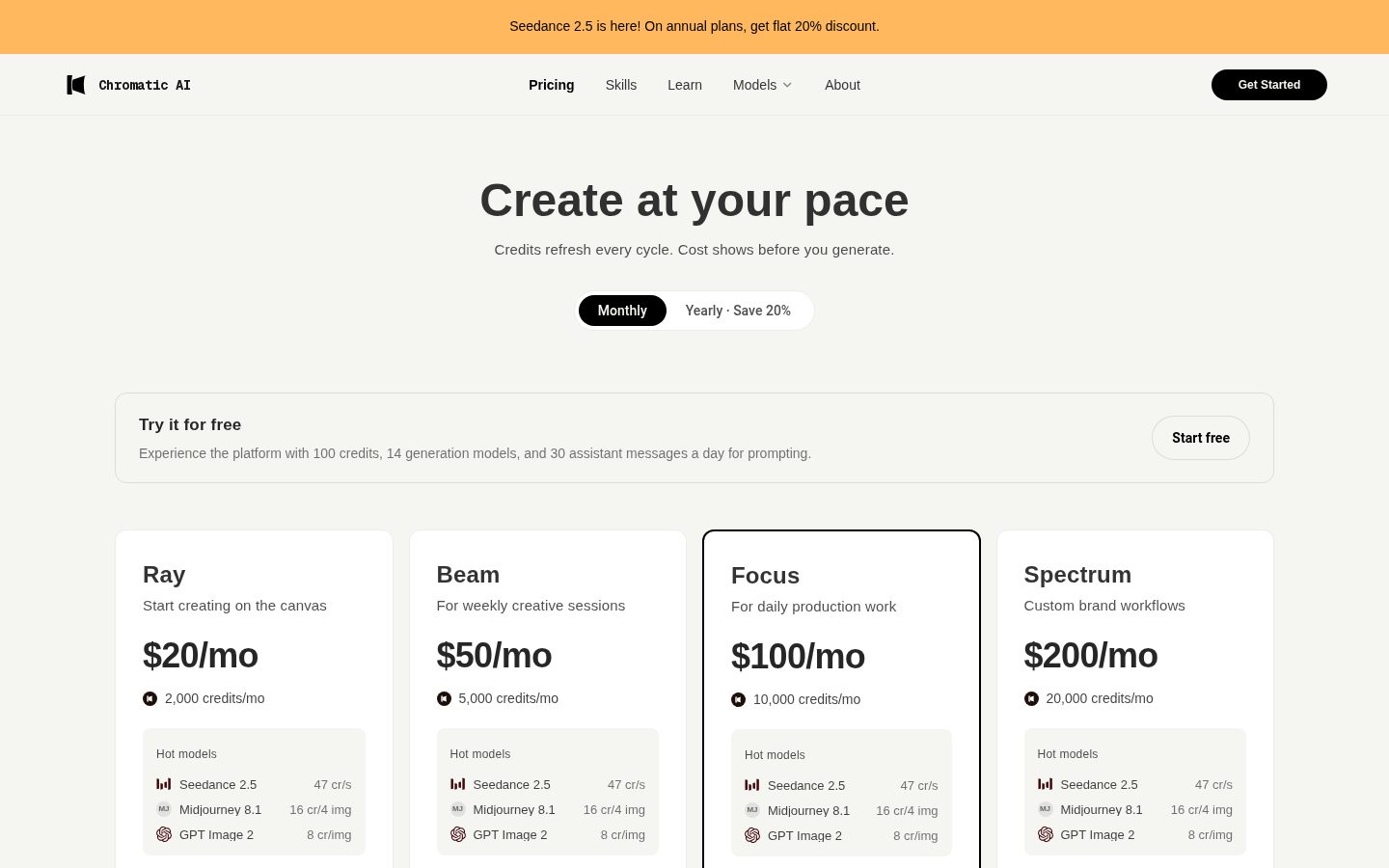Orange Pricing
