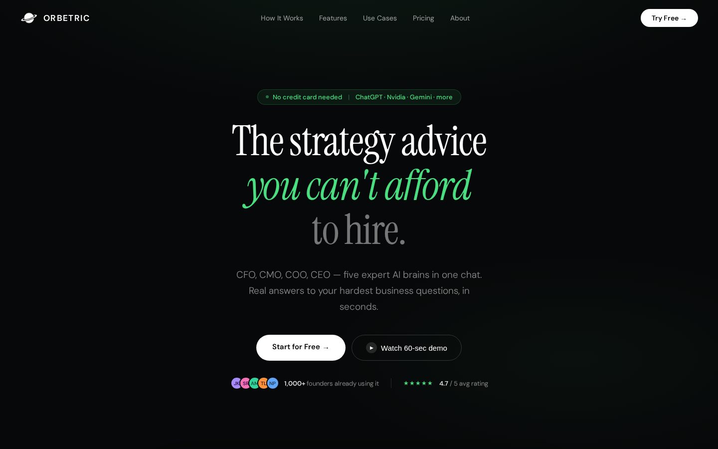 Orbetric Homepage