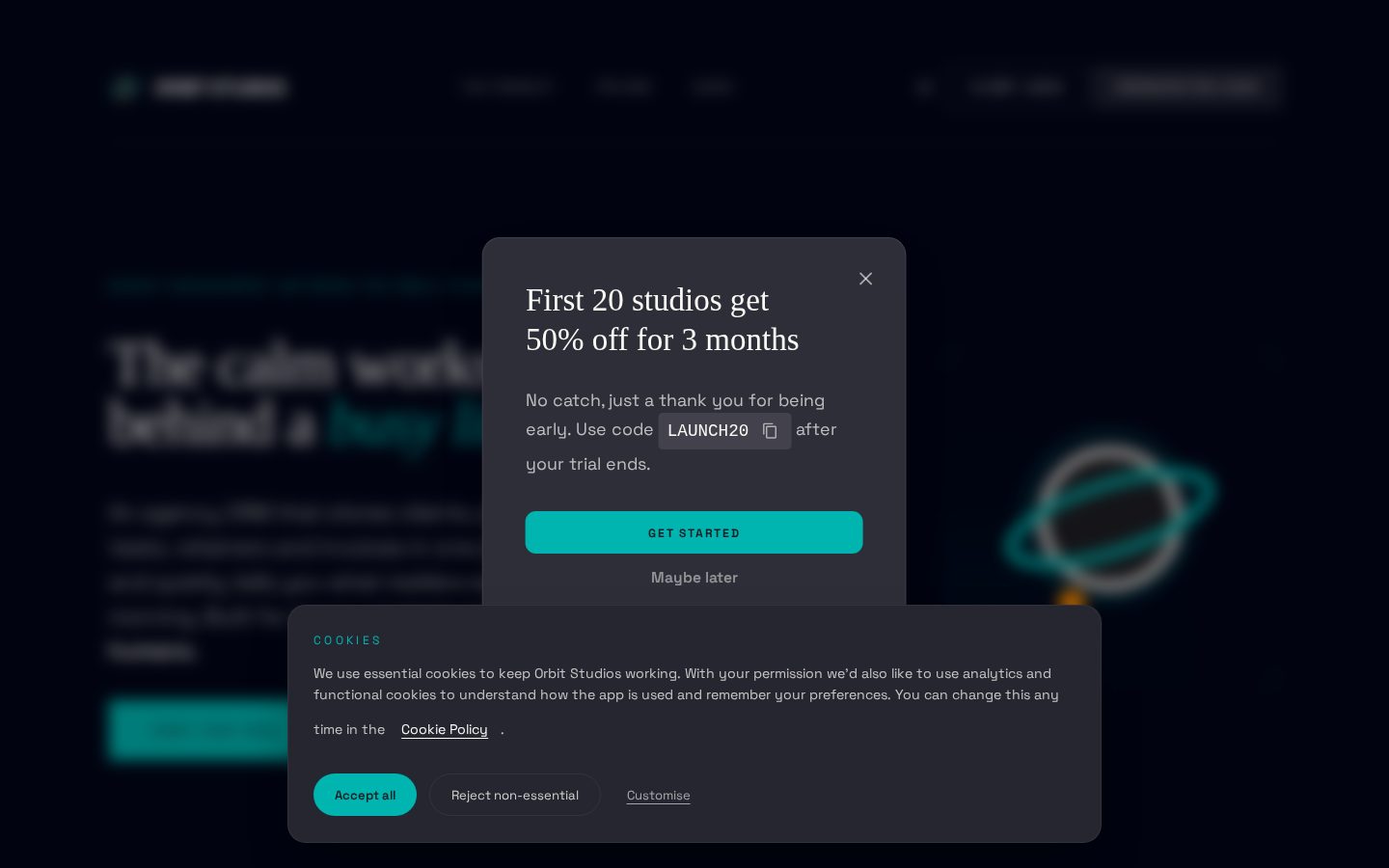Orbit Studios Homepage
