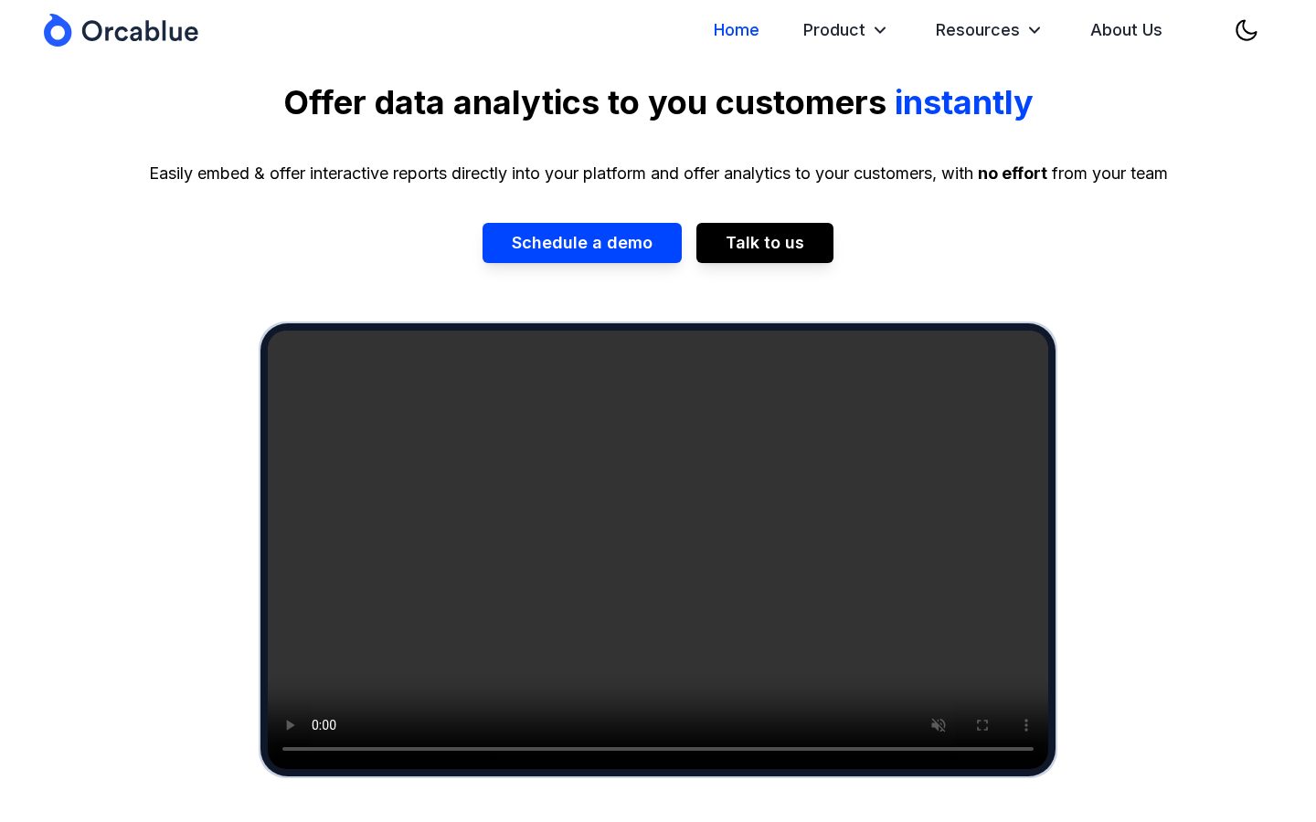 Orcablue Homepage