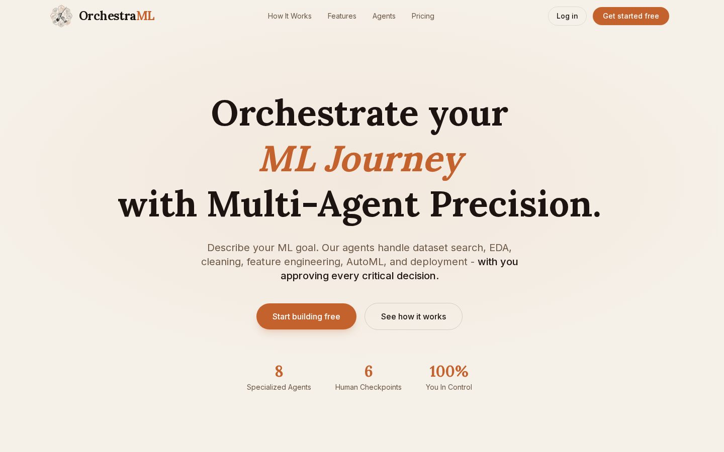 OrchestraML Homepage