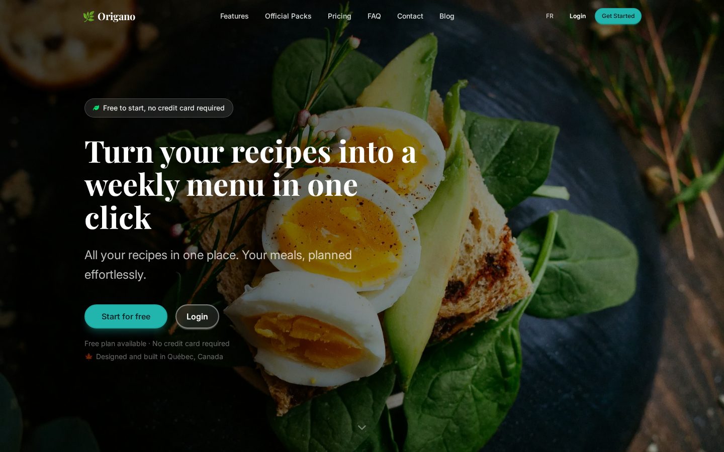 Origano Homepage