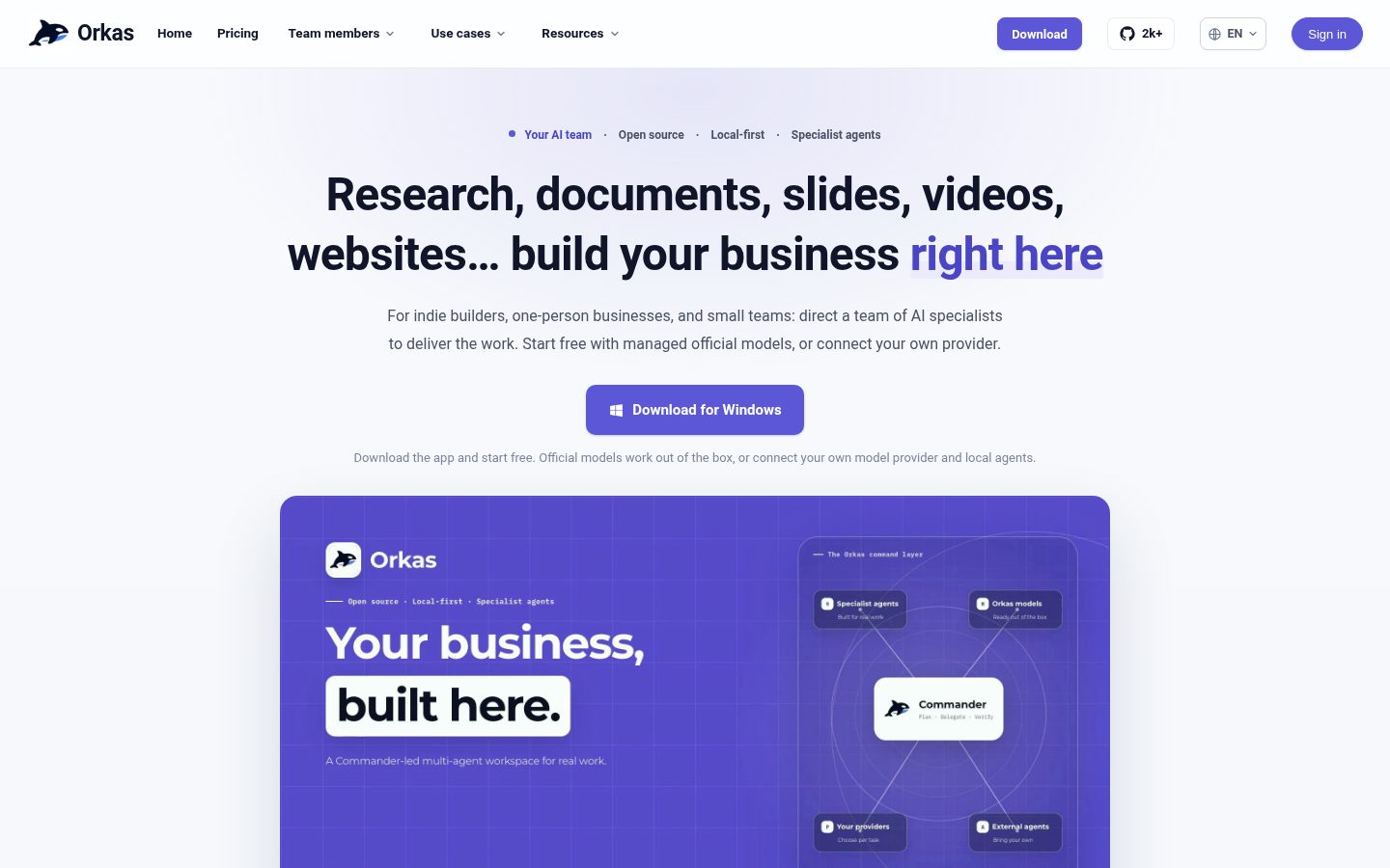 Orkas Homepage