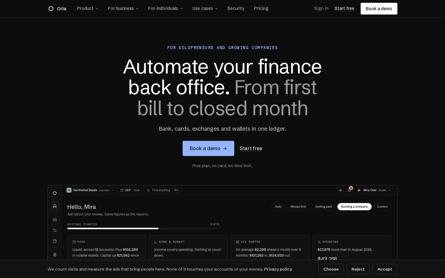 Orla Homepage