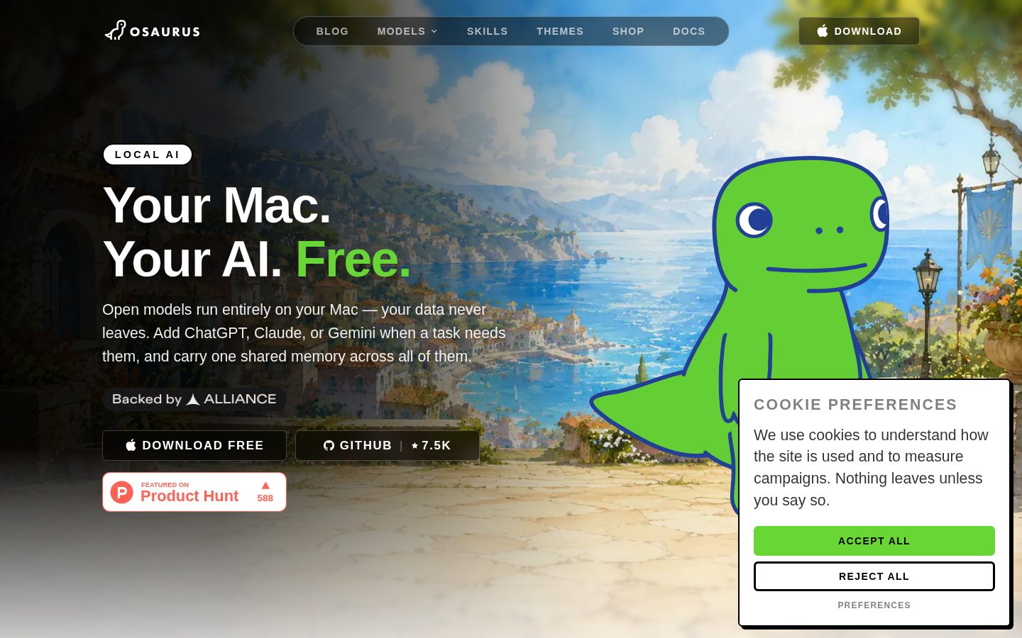 Osaurus Homepage