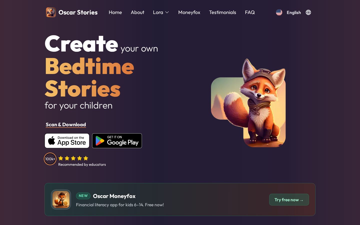 Oscar Stories Homepage