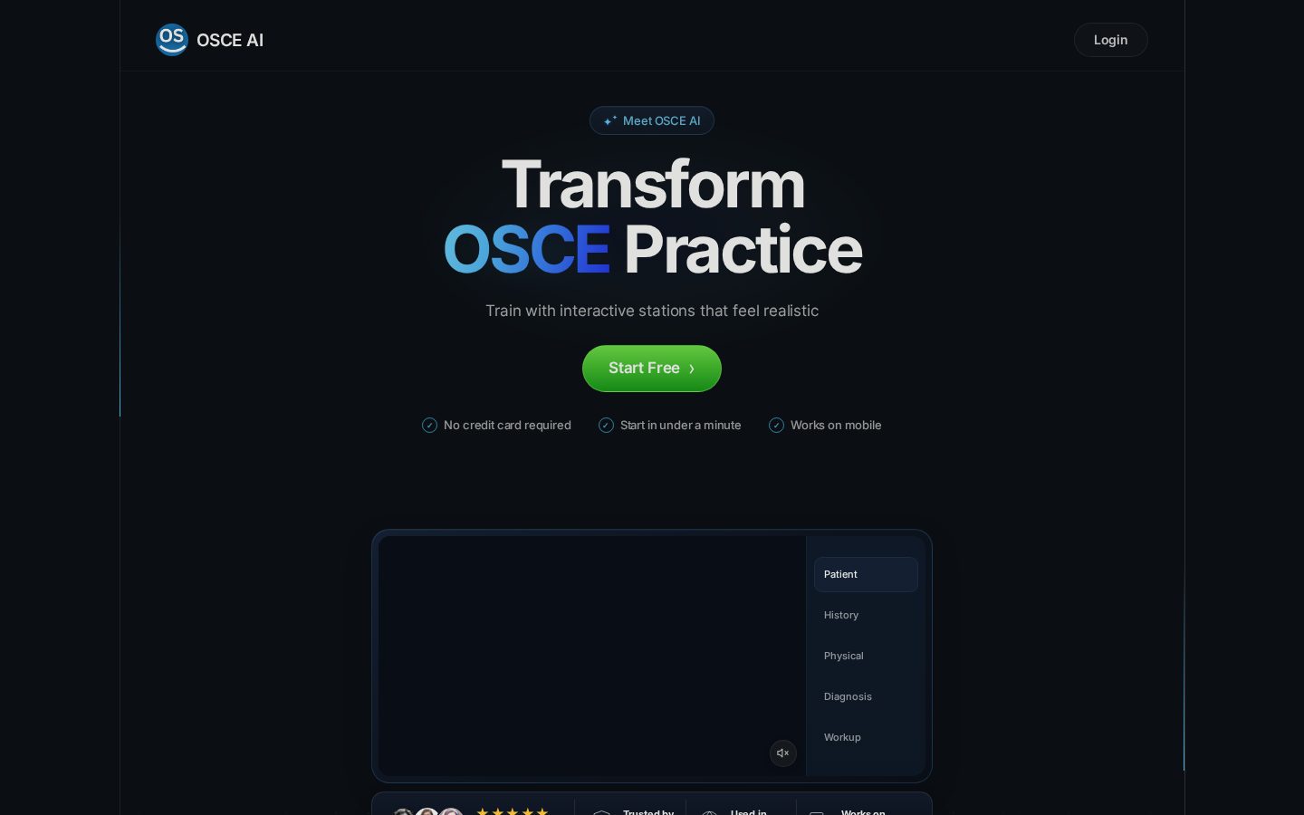OSCE AI Homepage