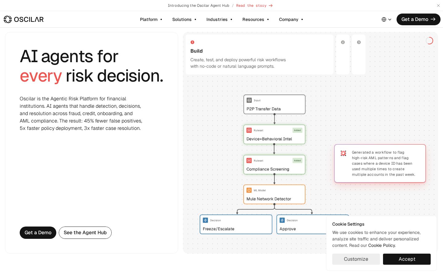 Oscilar Homepage