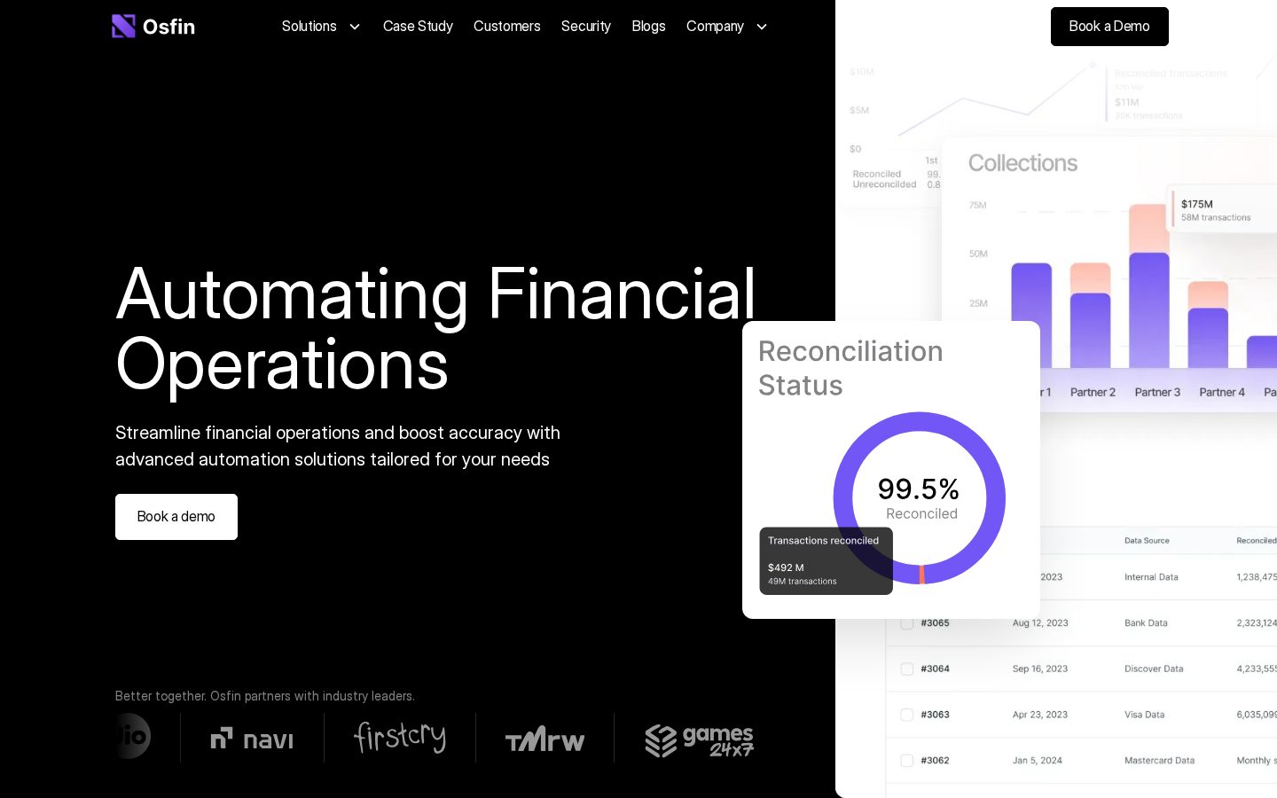 Osfin Homepage