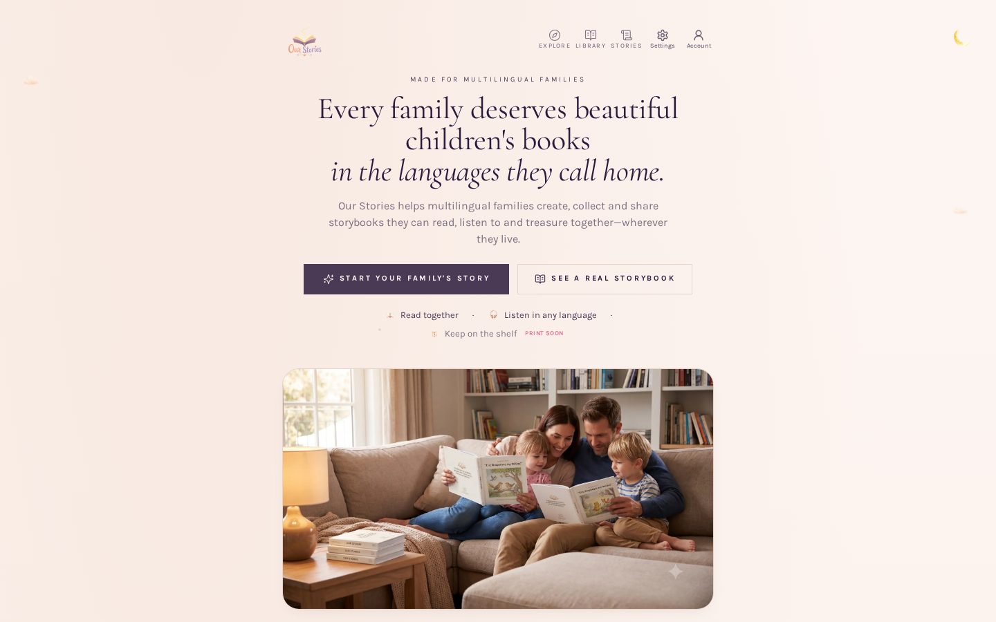 Our Stories Homepage