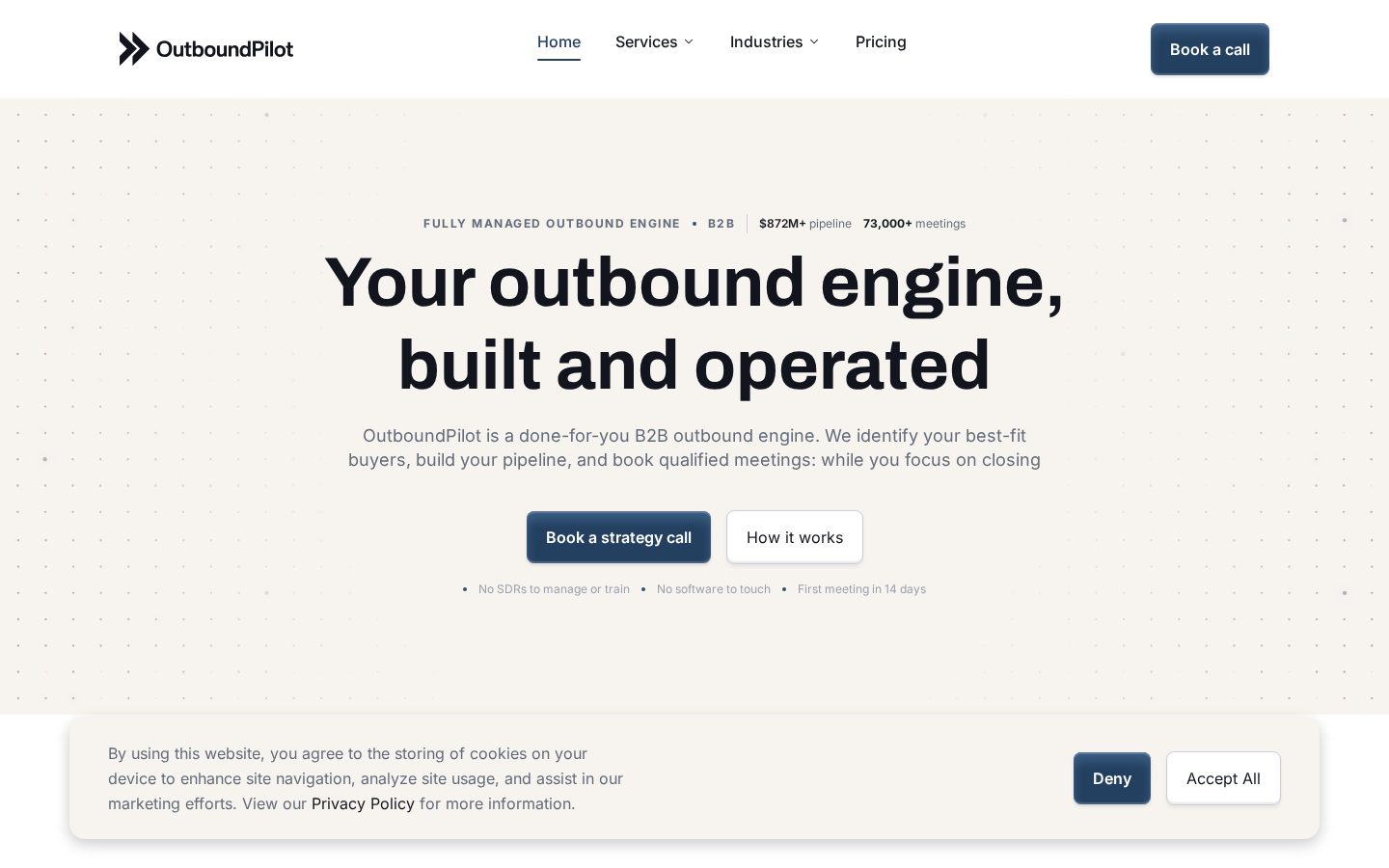 OutboundPilot Homepage