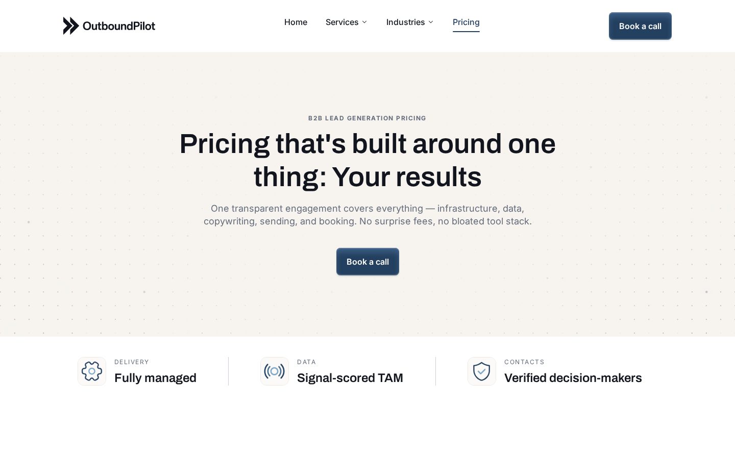 OutboundPilot Pricing