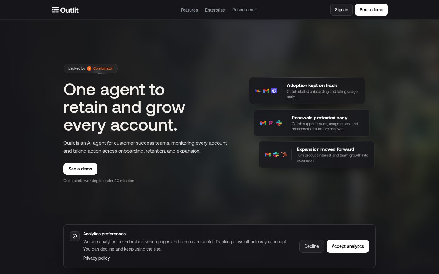 Outlit Homepage