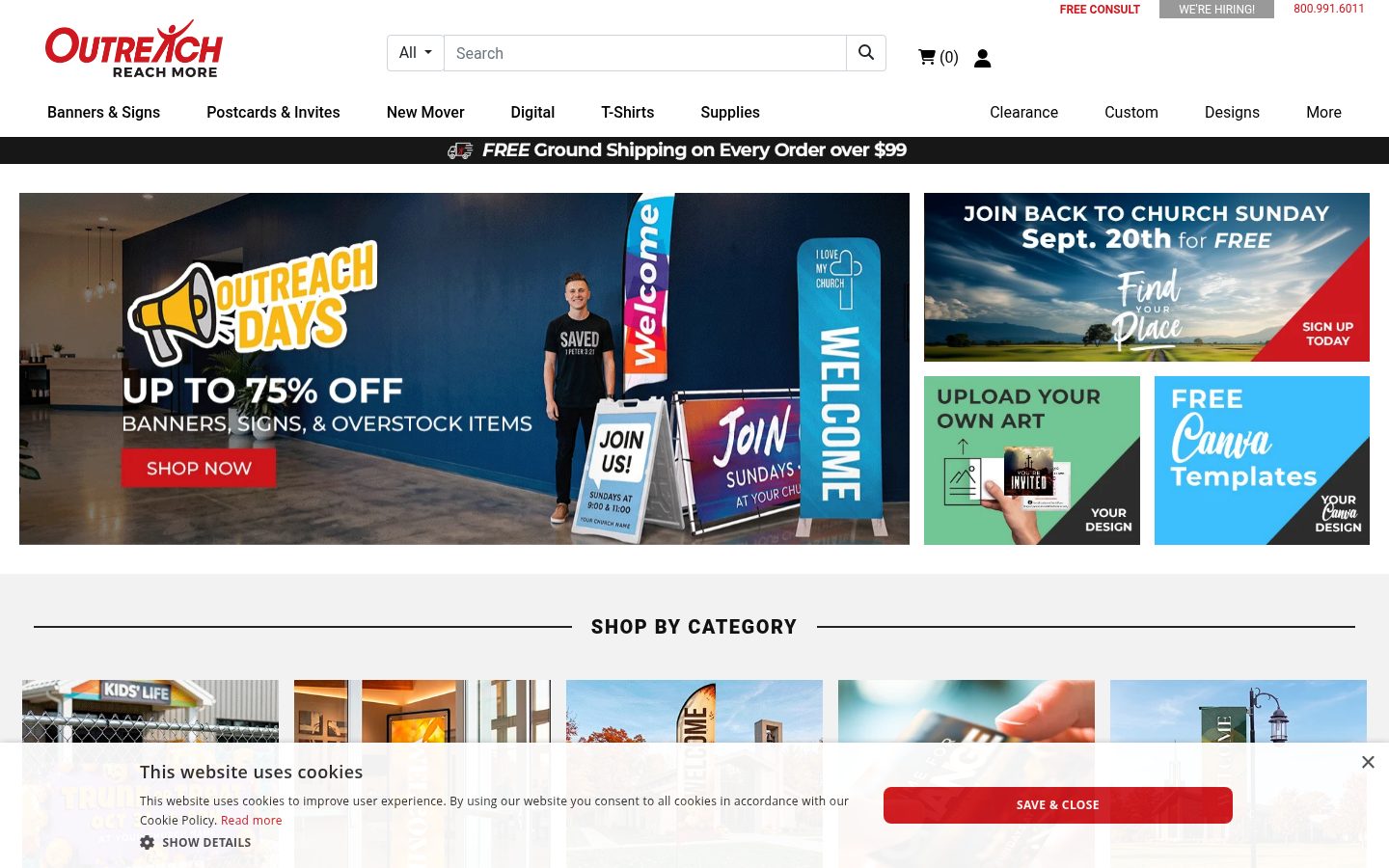 Outreach Homepage