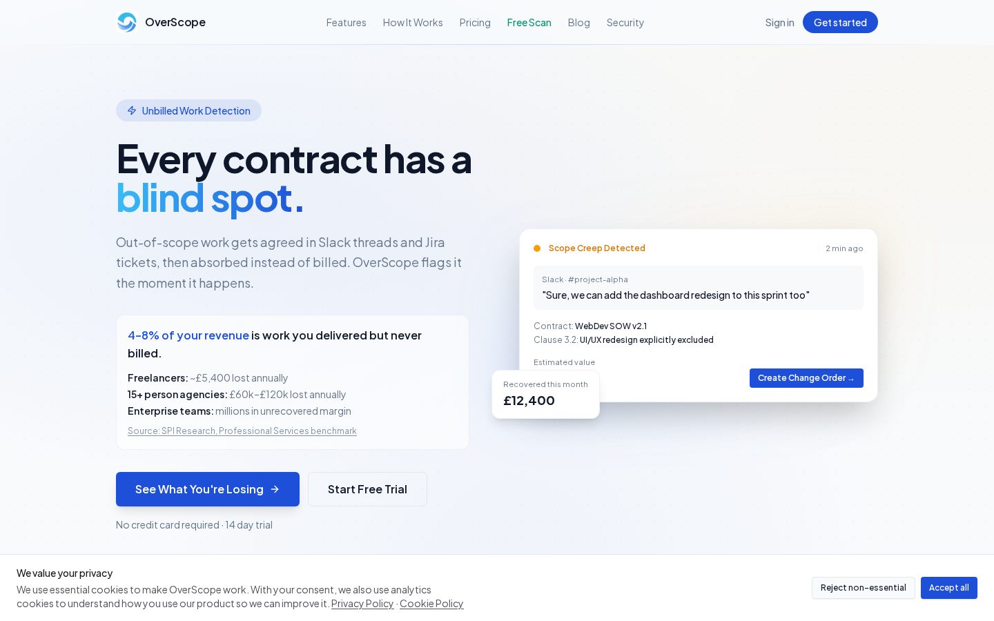 Overscope Homepage