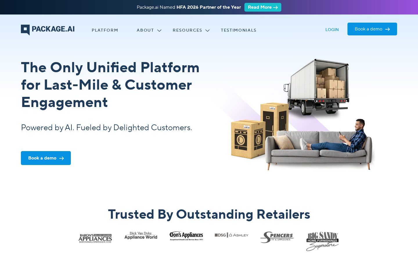 Package.ai Homepage